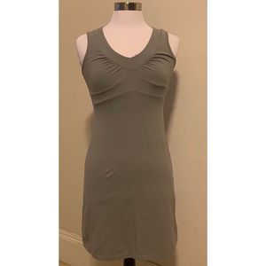 Gray Athleta Sleeveless V Neck Dress Size XS